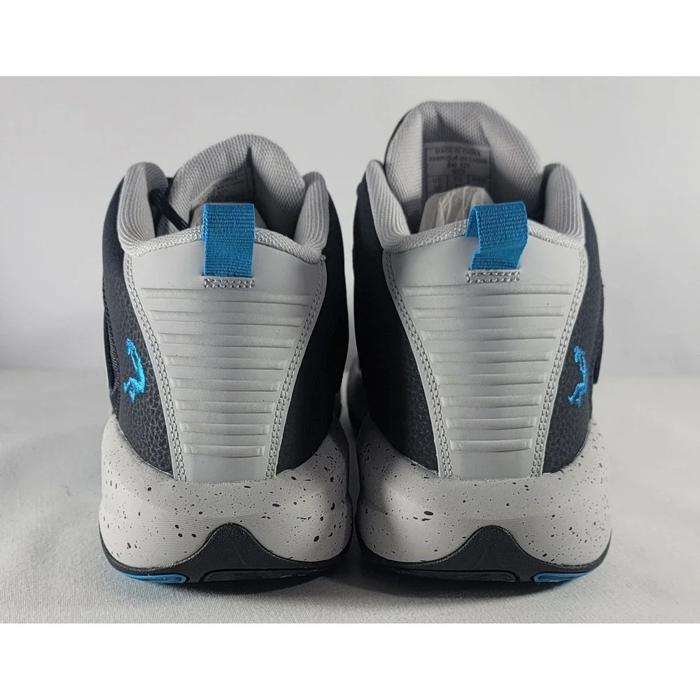 SHAQ SPEED DEMON MID ATHLETIC Men's Shoes Sneakers Size 10 Black/Gray/Blue NIB